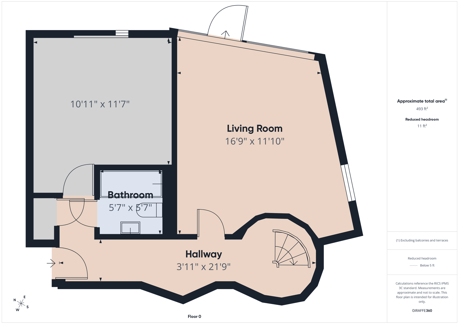 4,Apartment 109, Royal Quay, Liverpool floorplan