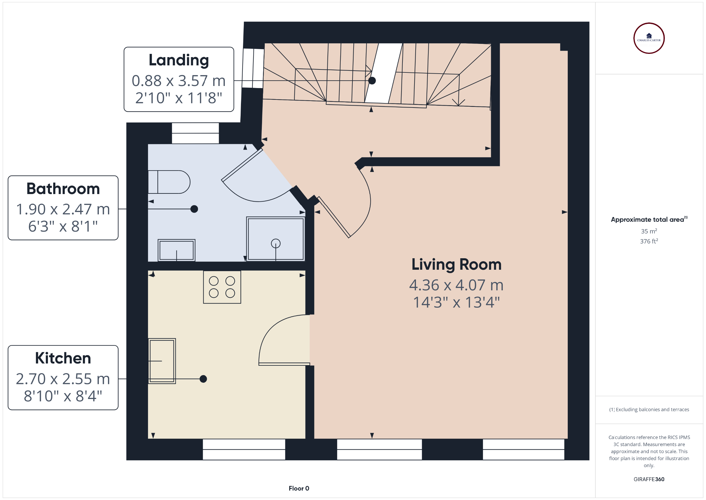 Flat, Tewkesbury floorplan