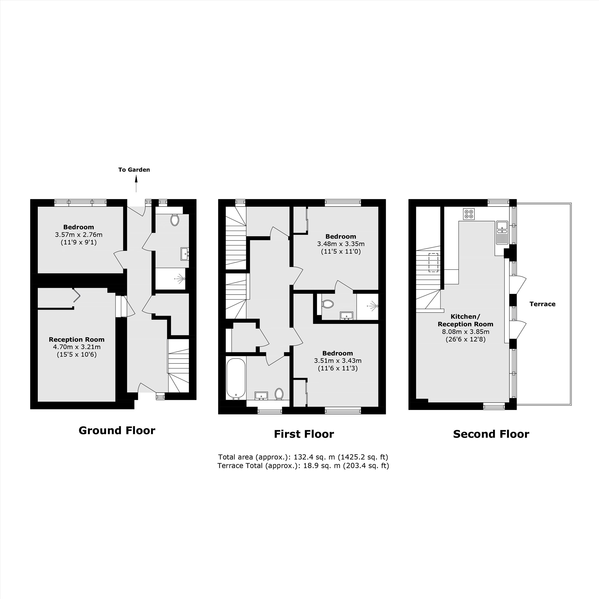 4, Orchid Mews, London floorplan