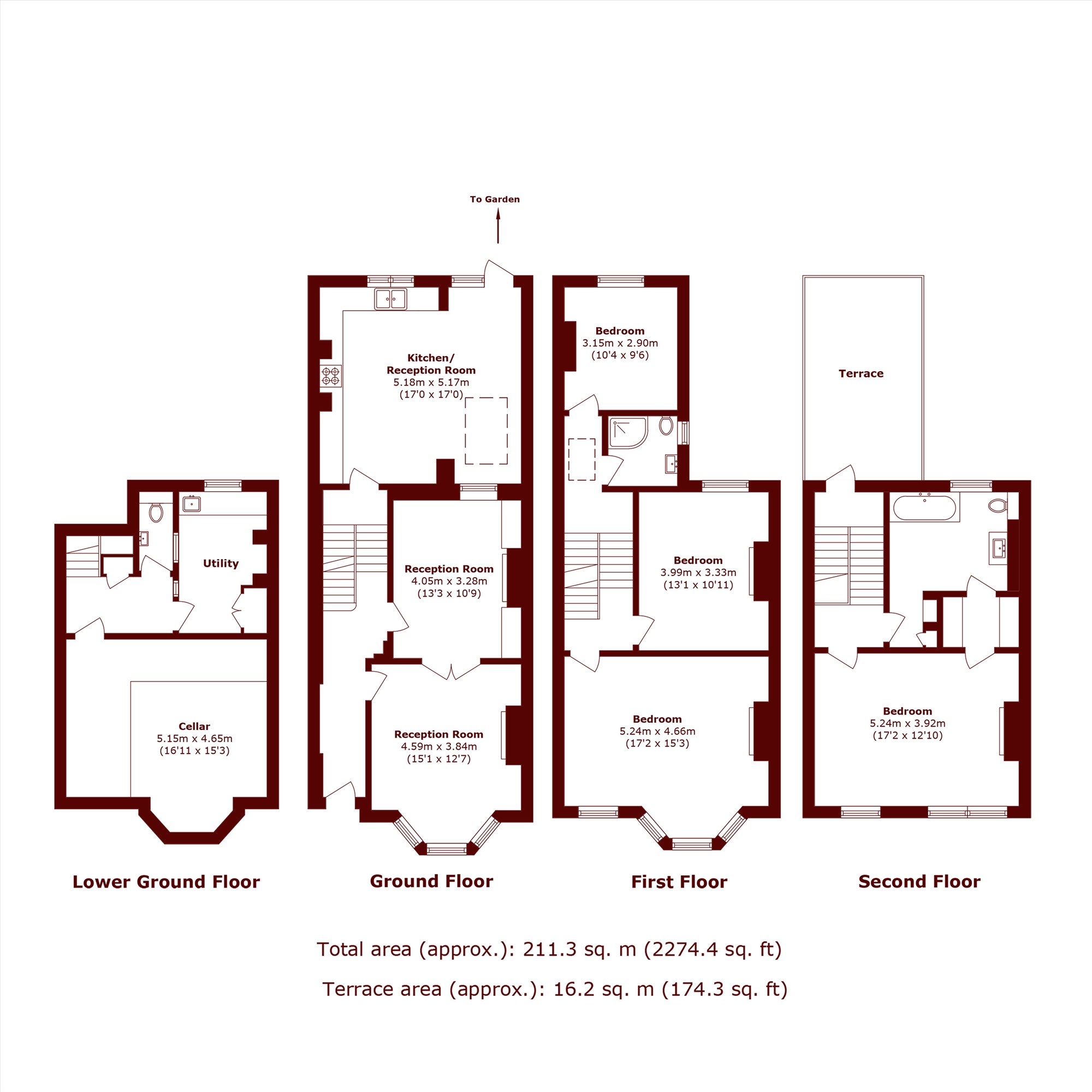 Huddleston Road, London floorplan