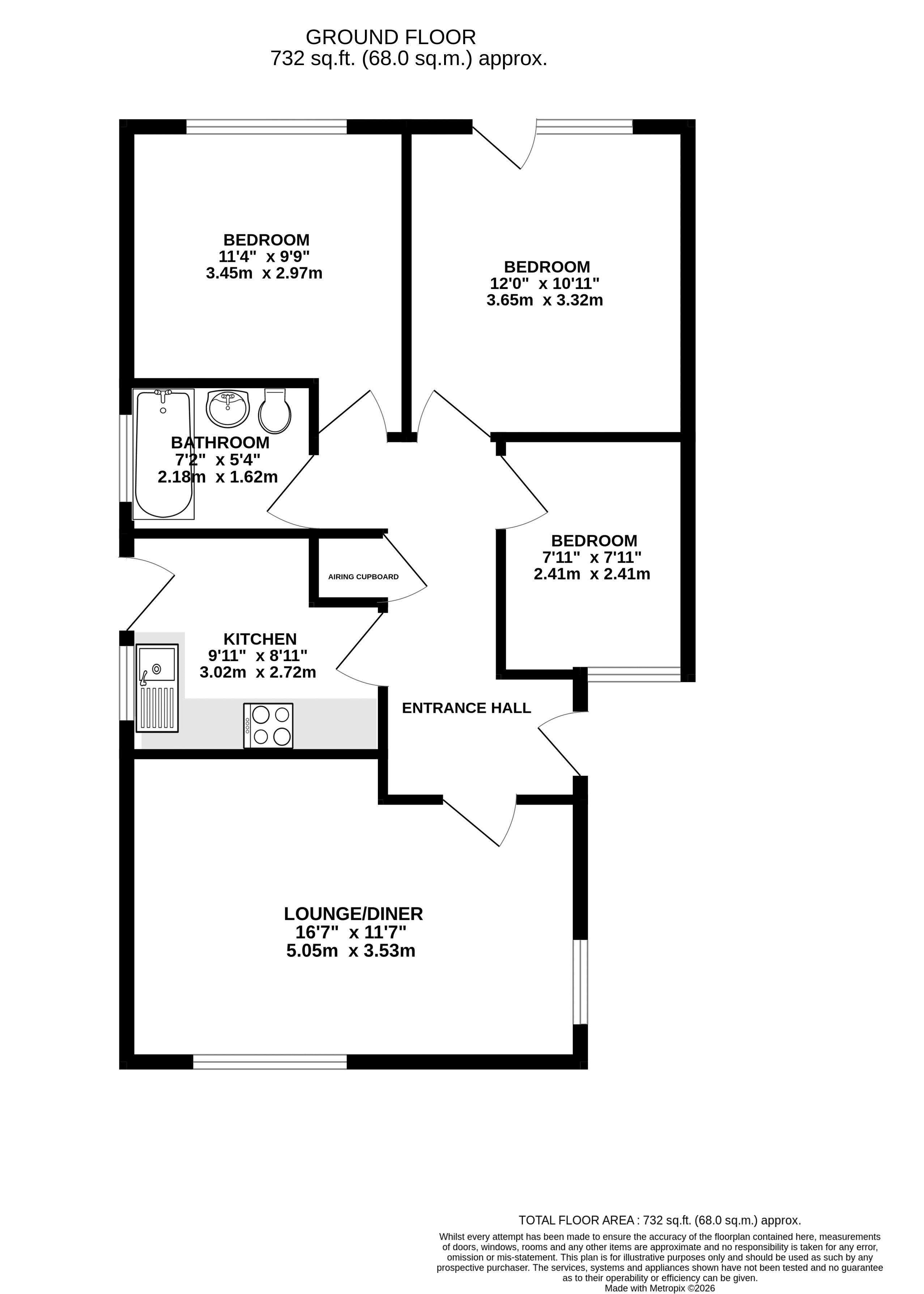 9, Hall Lane, Norwich floorplan