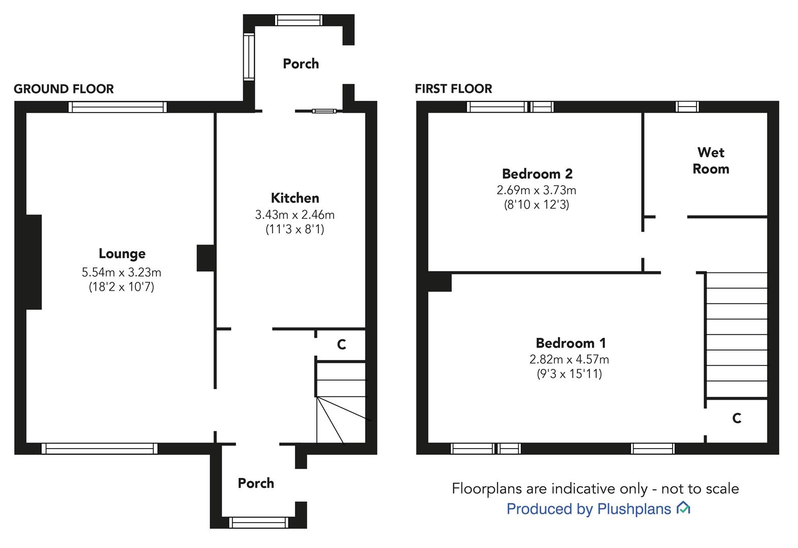 Caithness Road, Greenock PA16, 2 bedroom terraced house for sale