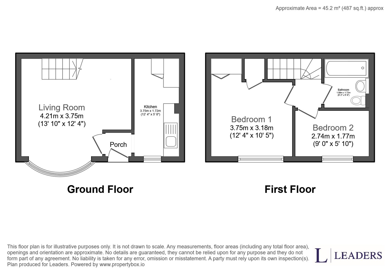 2, Thirlmere Close, Northamptonshire floorplan