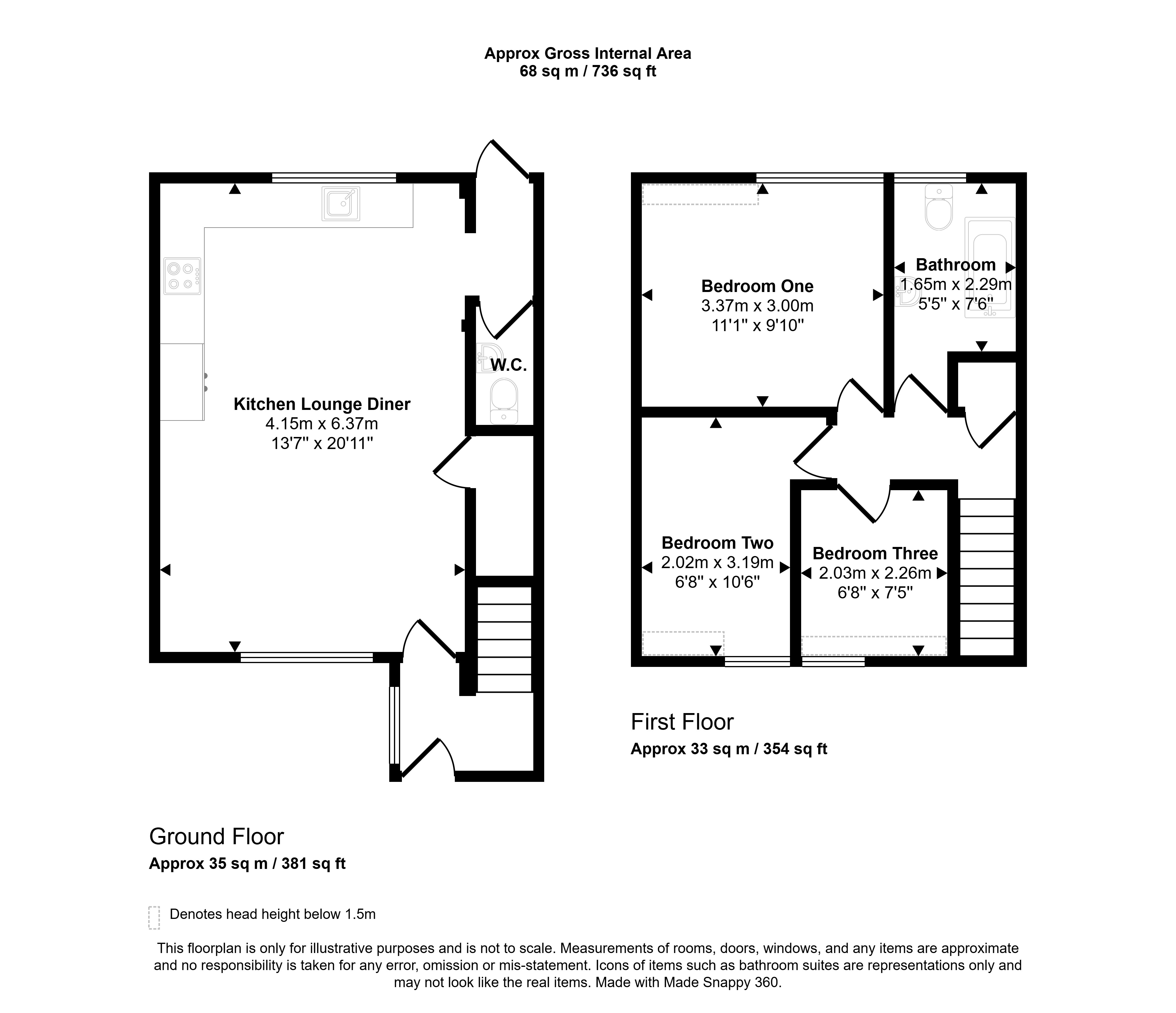 4 Hamilton Close, Midhurst floorplan