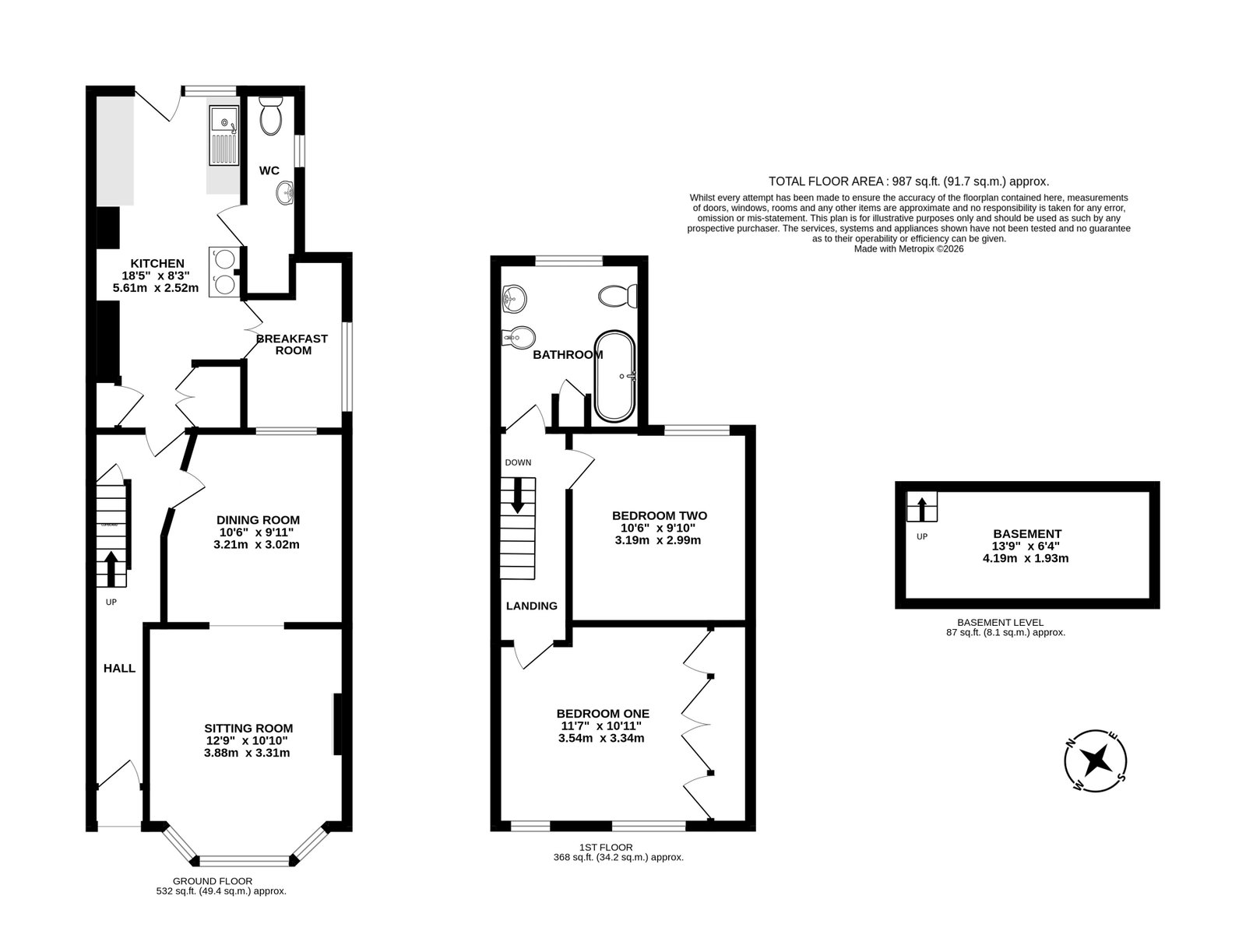 60, The Dean, Alresford floorplan