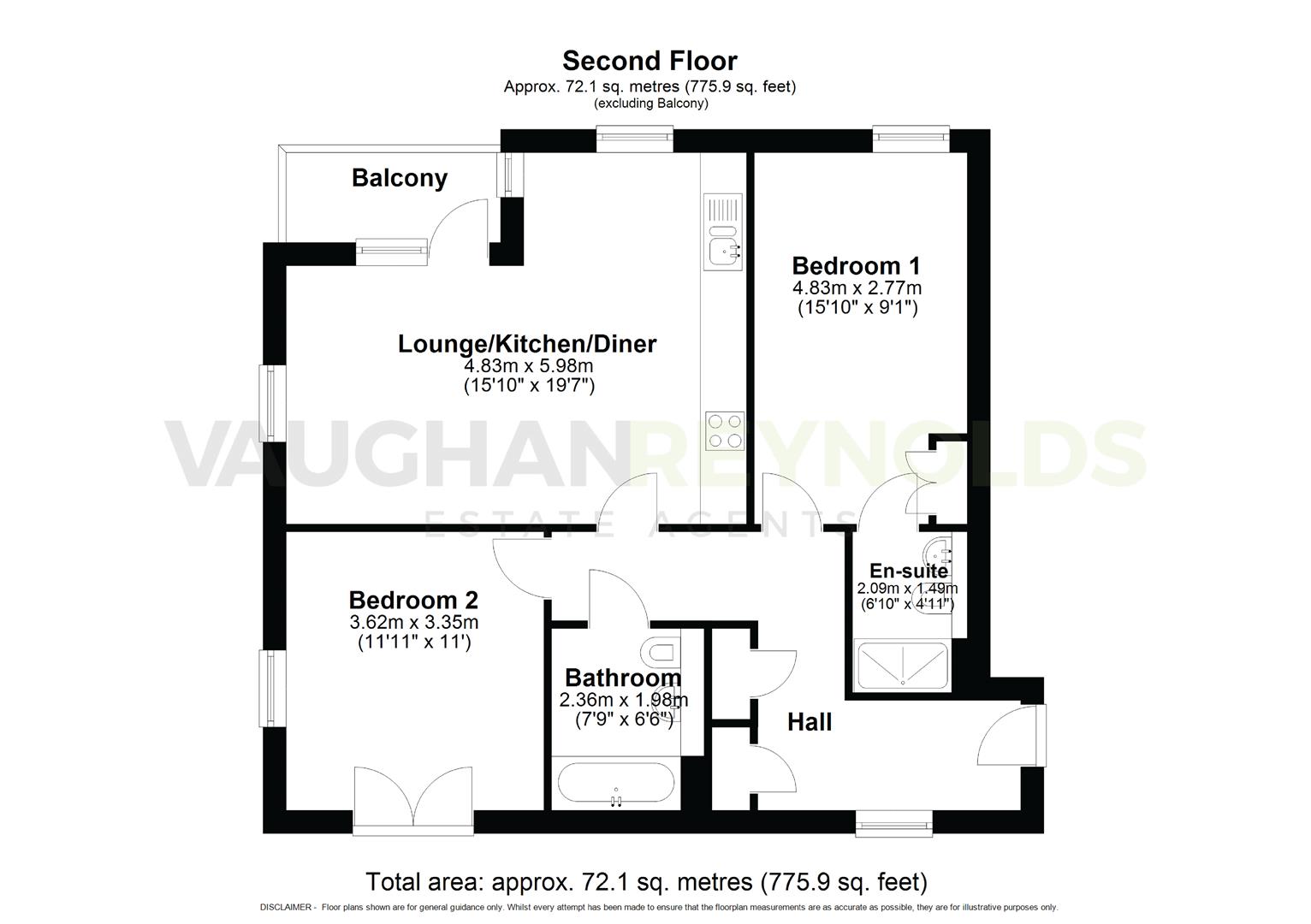 16, Beatrice House, Stephenson Row, Stratford-Upon-Avon floorplan