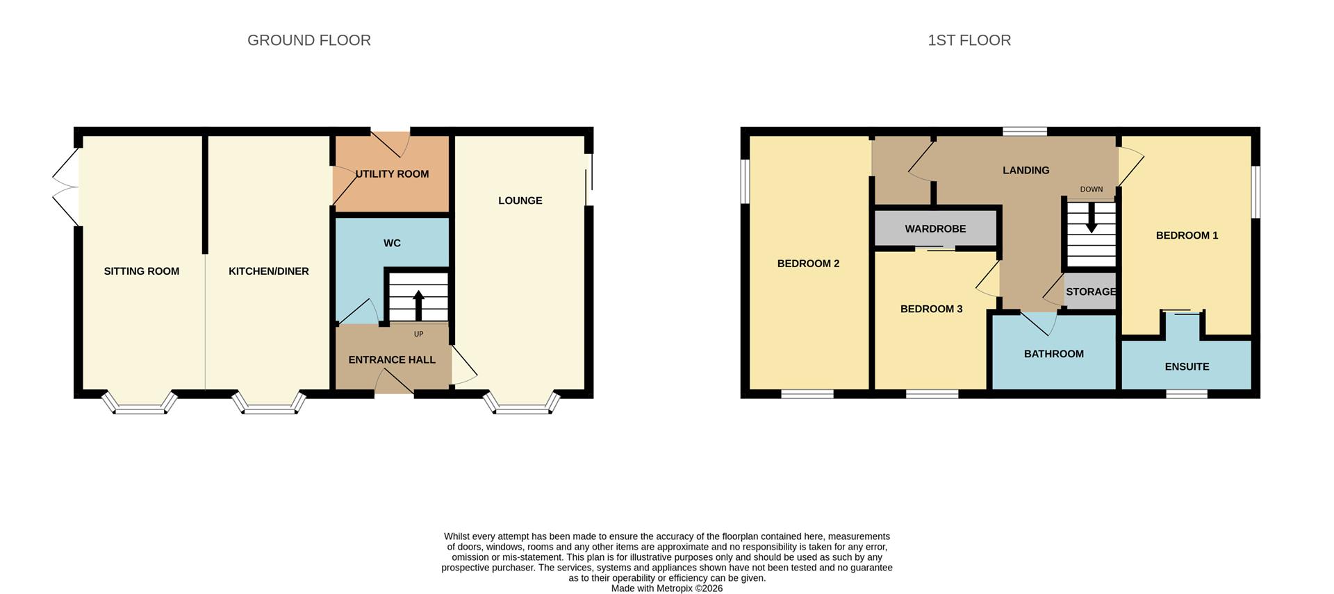 33, Row Moor Way, Stoke-On-Trent floorplan