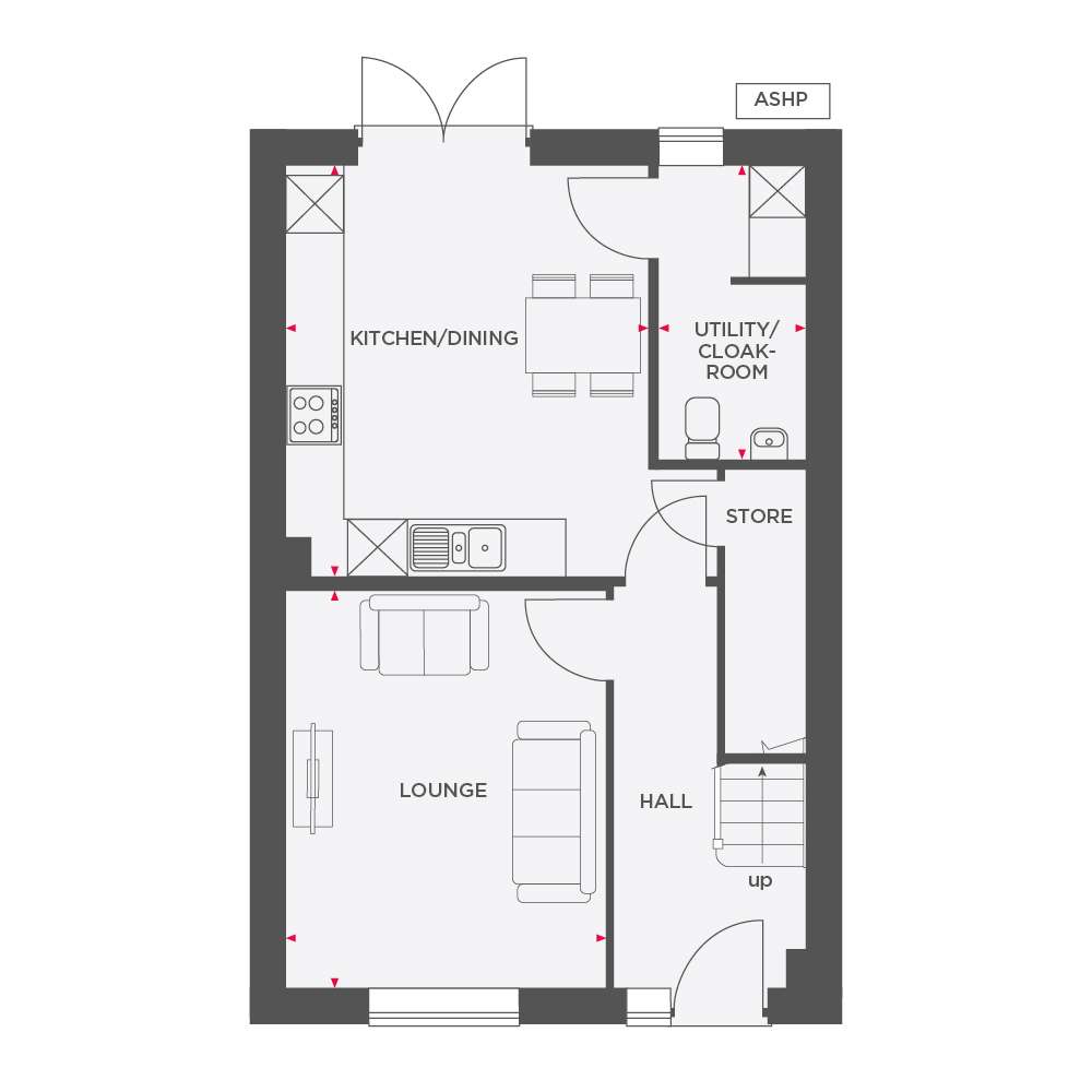 2, Brook Close, Lyneham, Chippenham floorplan