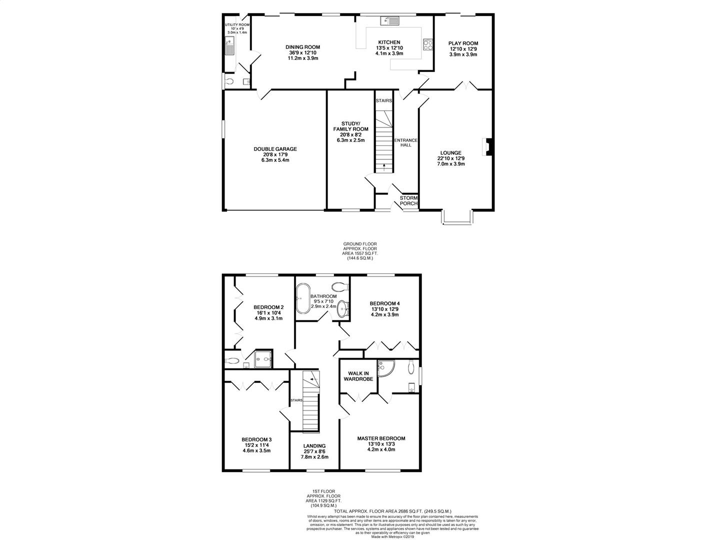 4 Bedrooms Detached house for sale in Melton Gardens, Edwalton, Nottingham NG12