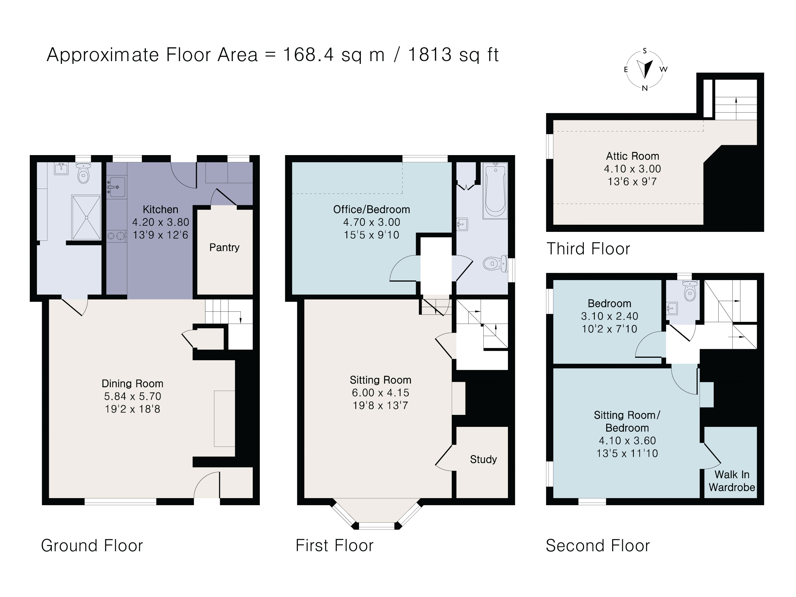 The Running Horse, 302, North Street, West Sussex floorplan