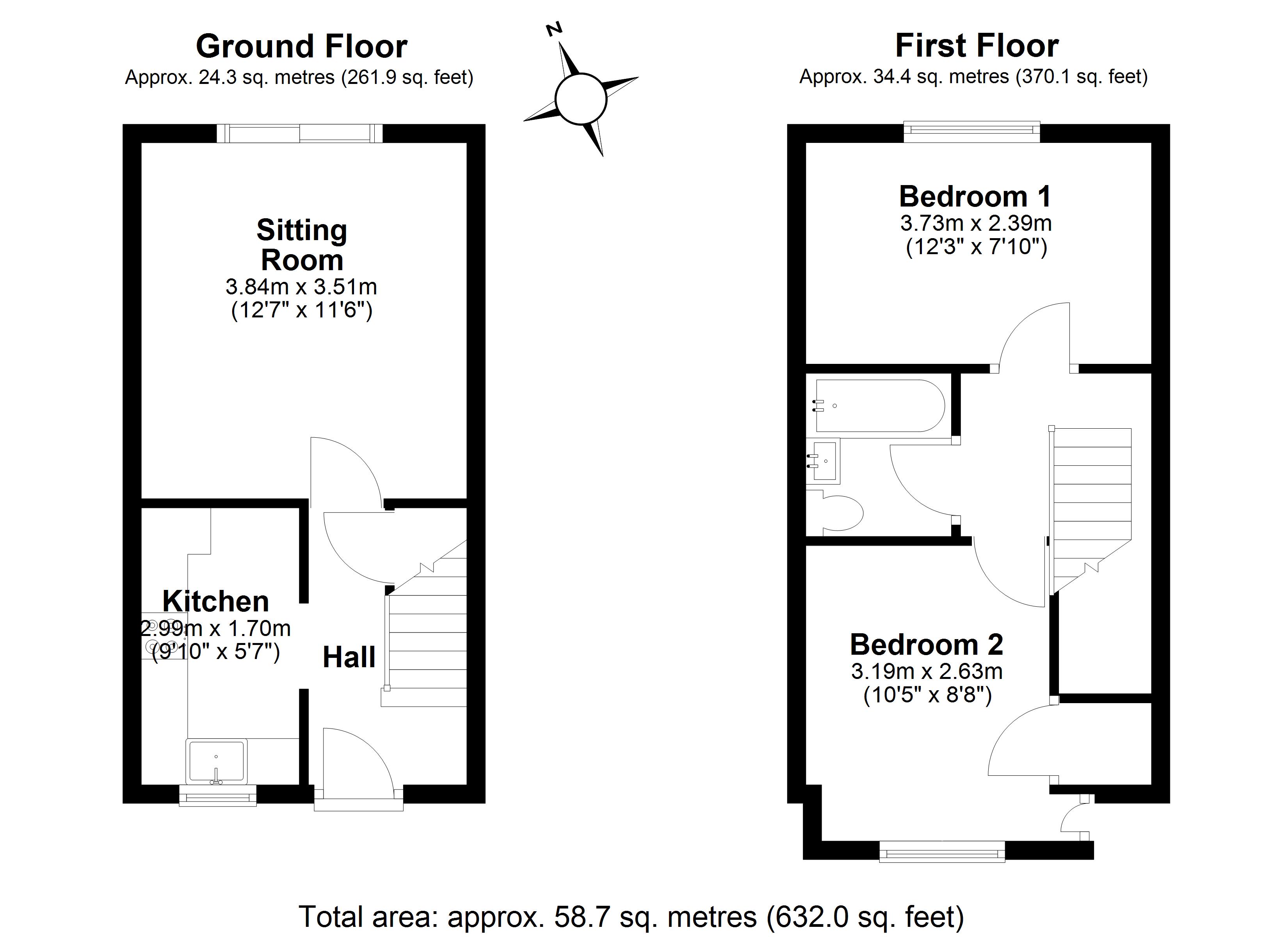 12, Blacksmith Way, Sawbridgeworth floorplan