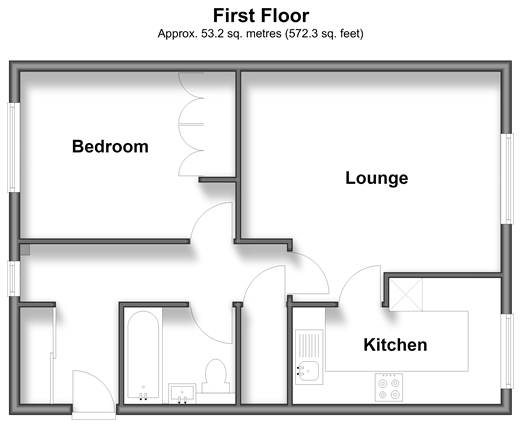 Kirk Rise, Sutton floorplan
