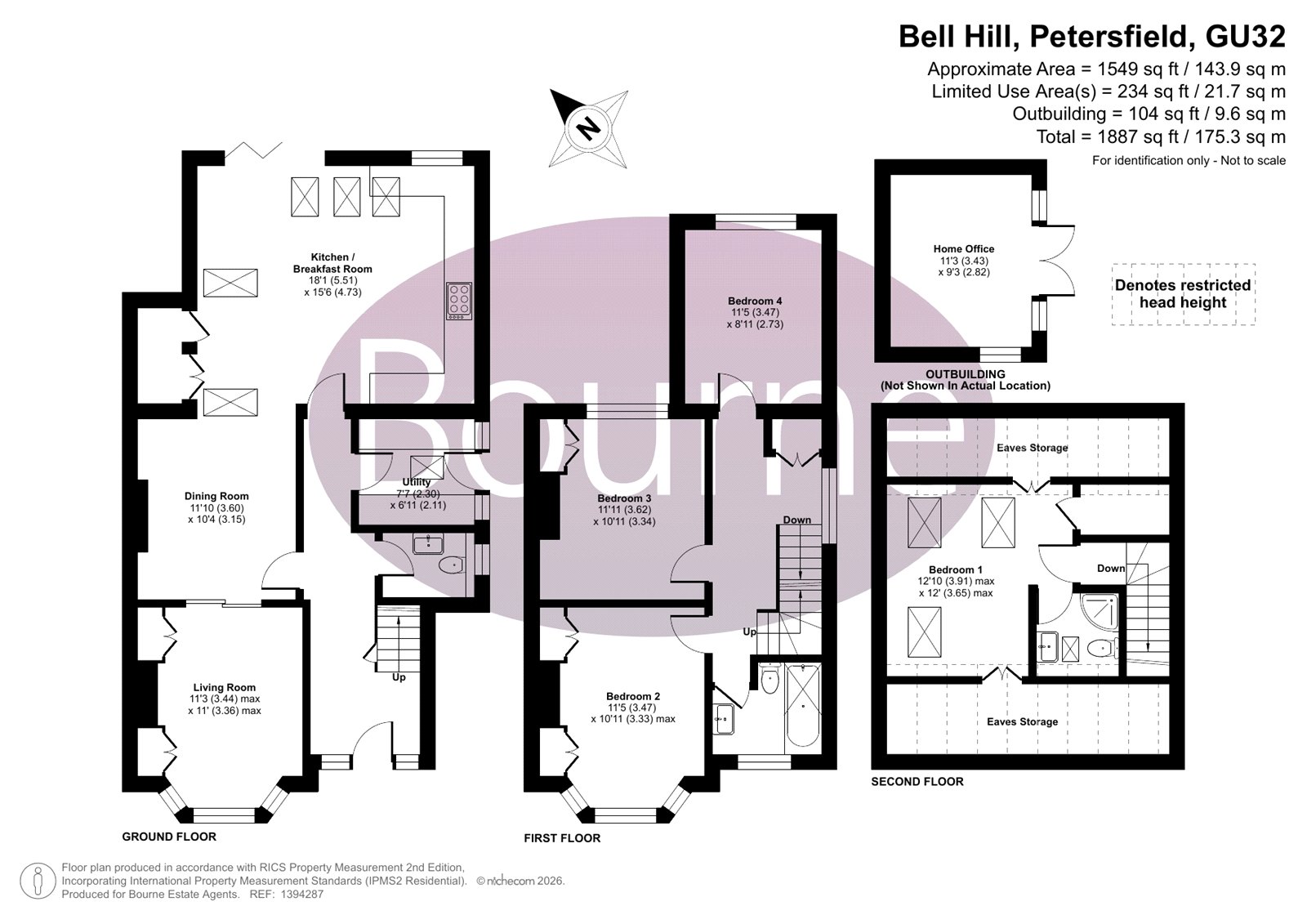 33, Bell Hill, Petersfield floorplan