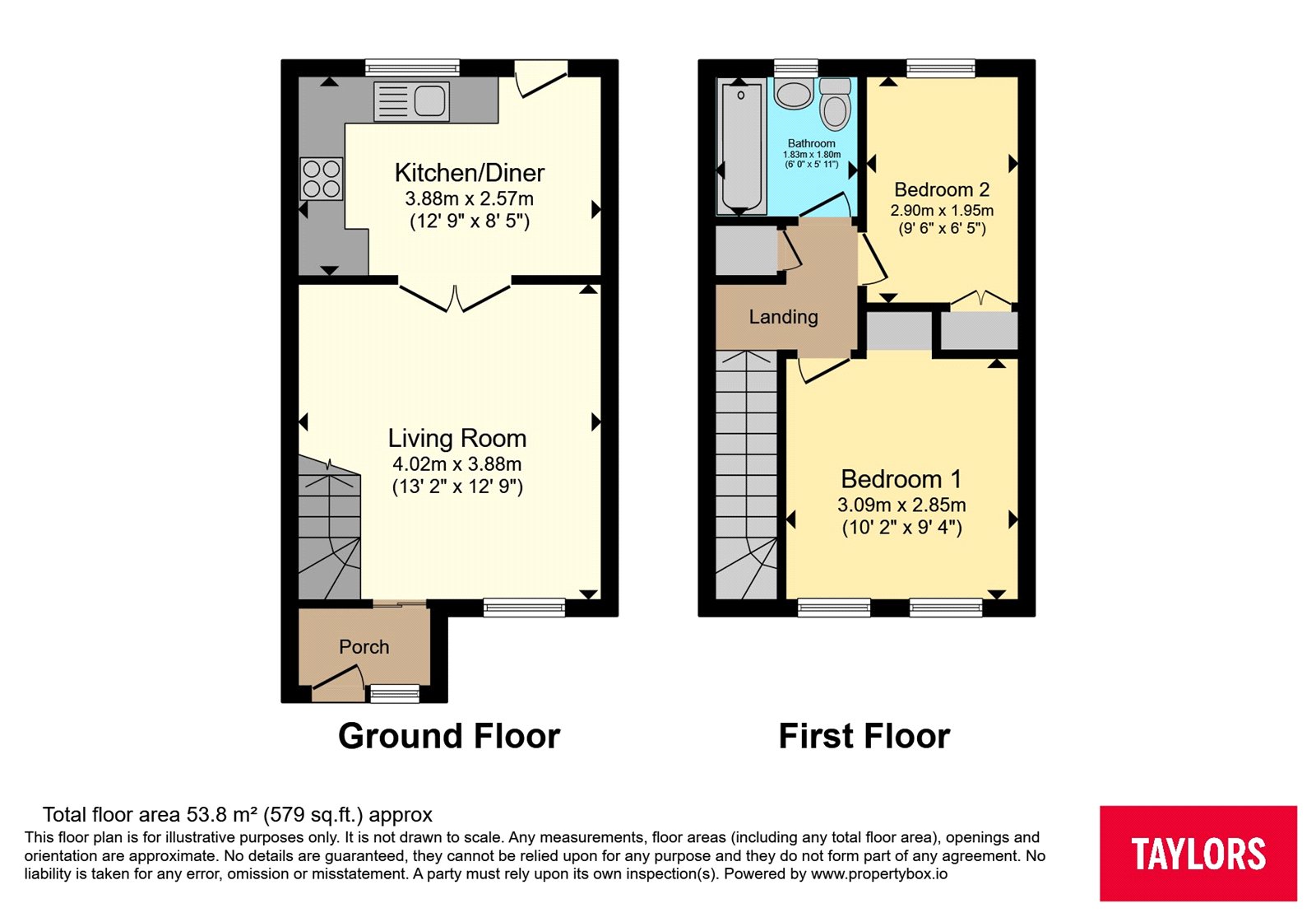 3, Swallow Close, Bedfordshire floorplan