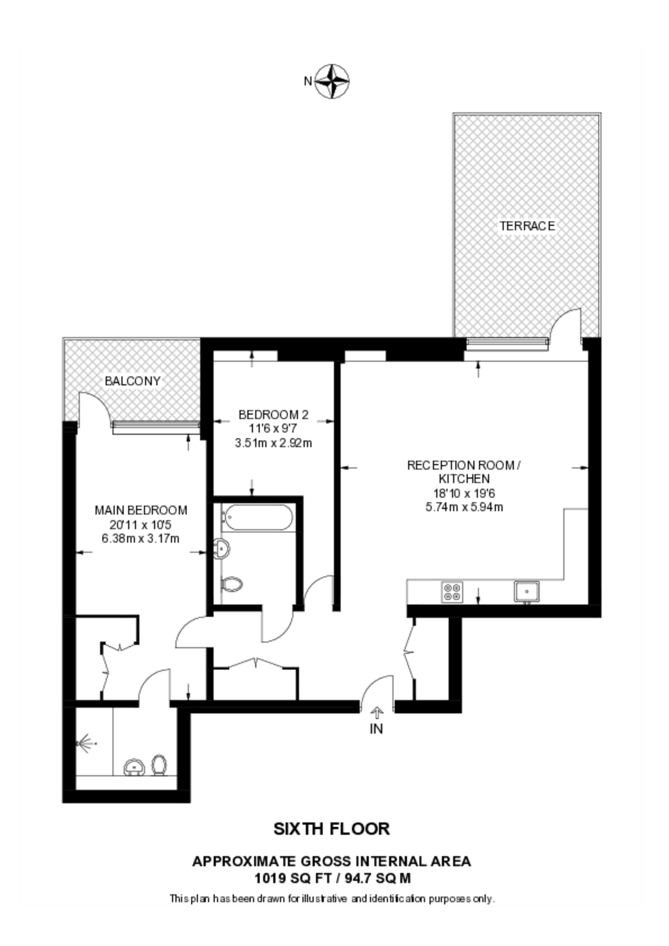 The Royal Exchange, Kingston floorplan
