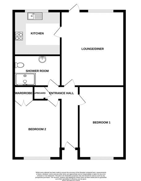 7 Annes Court, Sea Front, Hayling Island floorplan