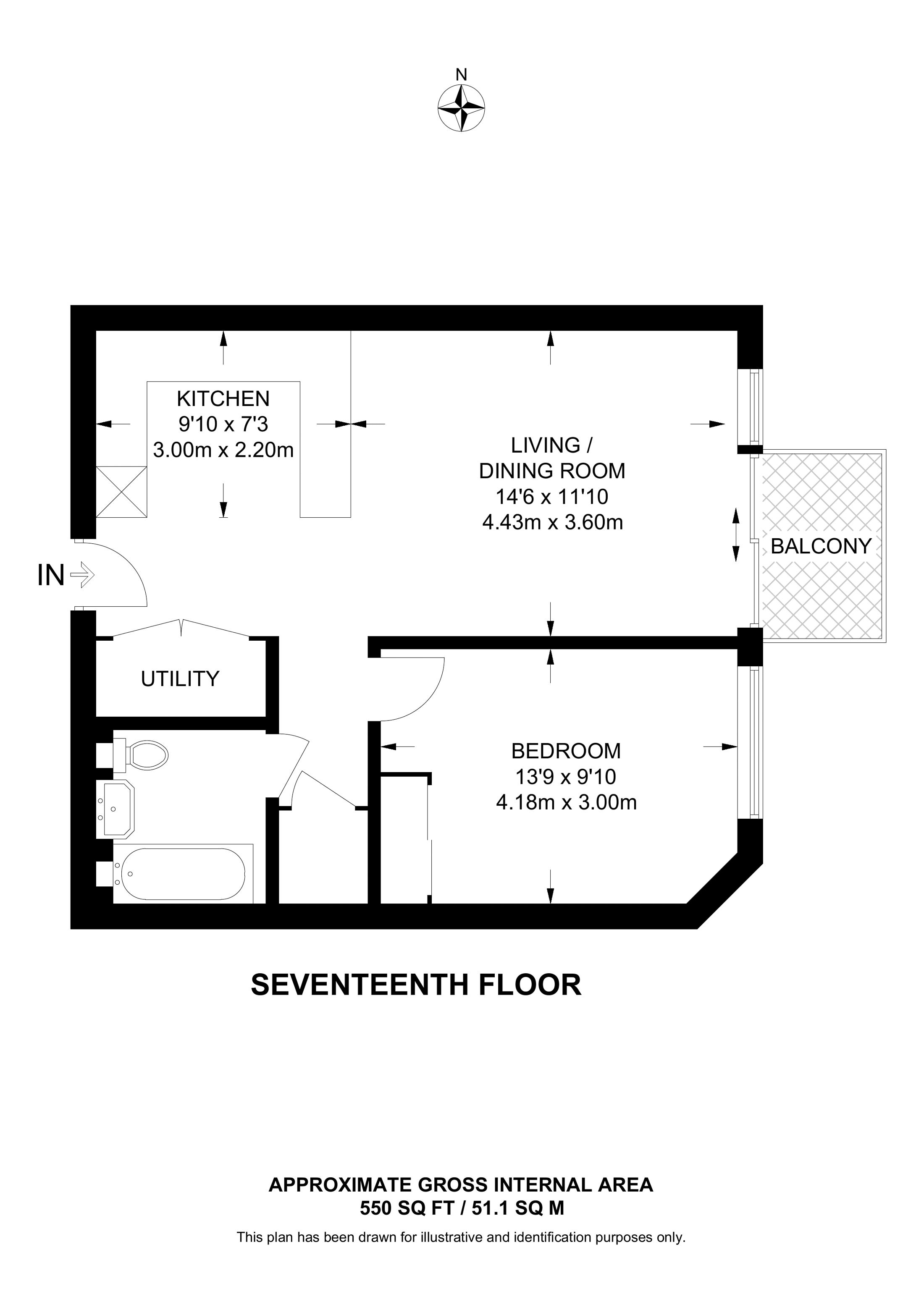 Judde House, Woolwich Riverside floorplan
