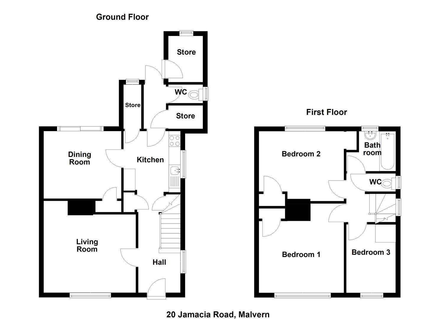 20, Jamaica Road, Malvern floorplan