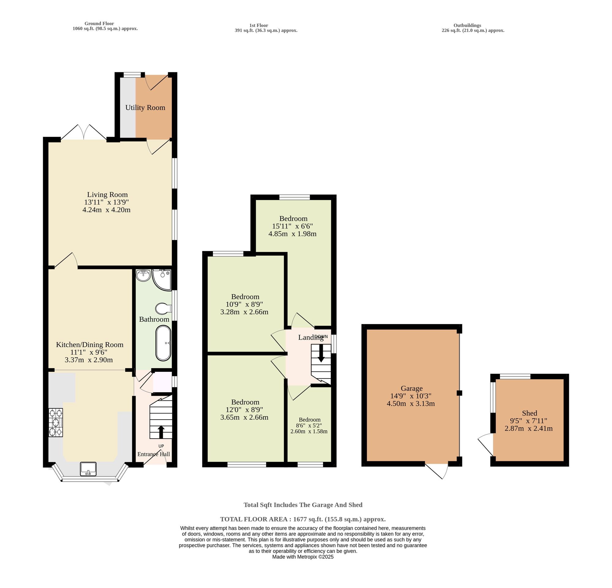 320 Long Road, Lowestoft floorplan