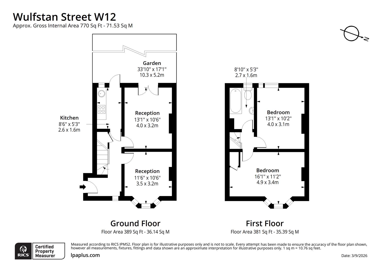 101, Wulfstan Street, Shepherds Bush floorplan