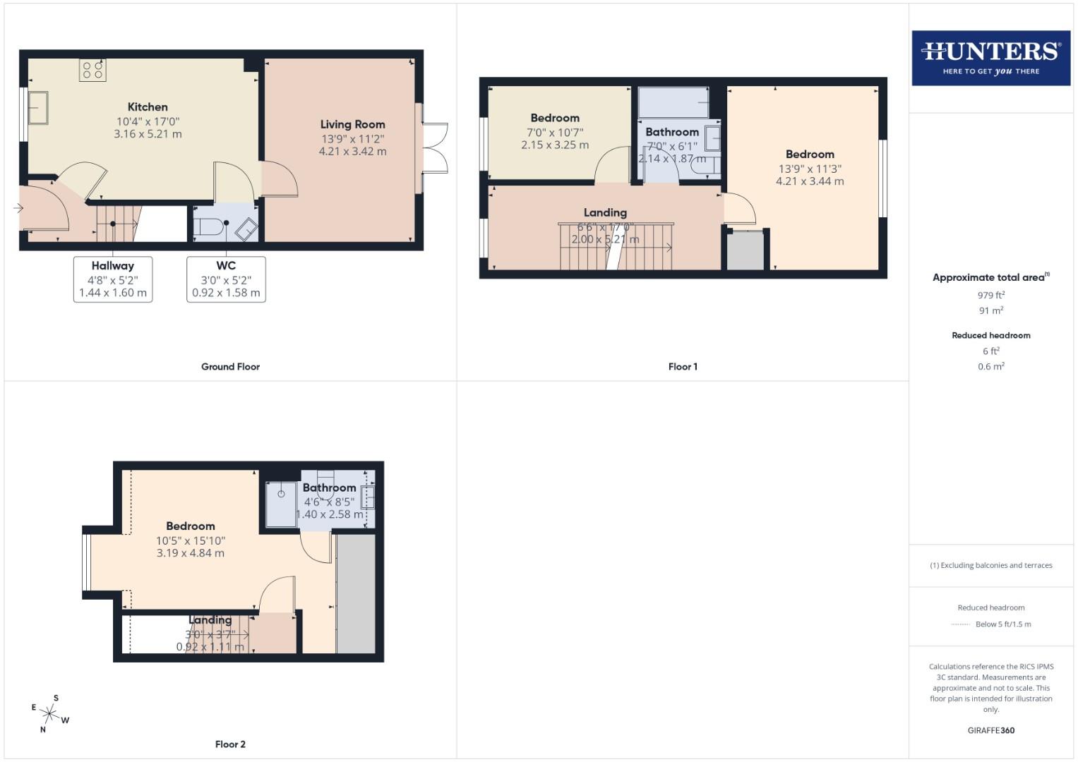 22, Bramble Way, Scarborough floorplan