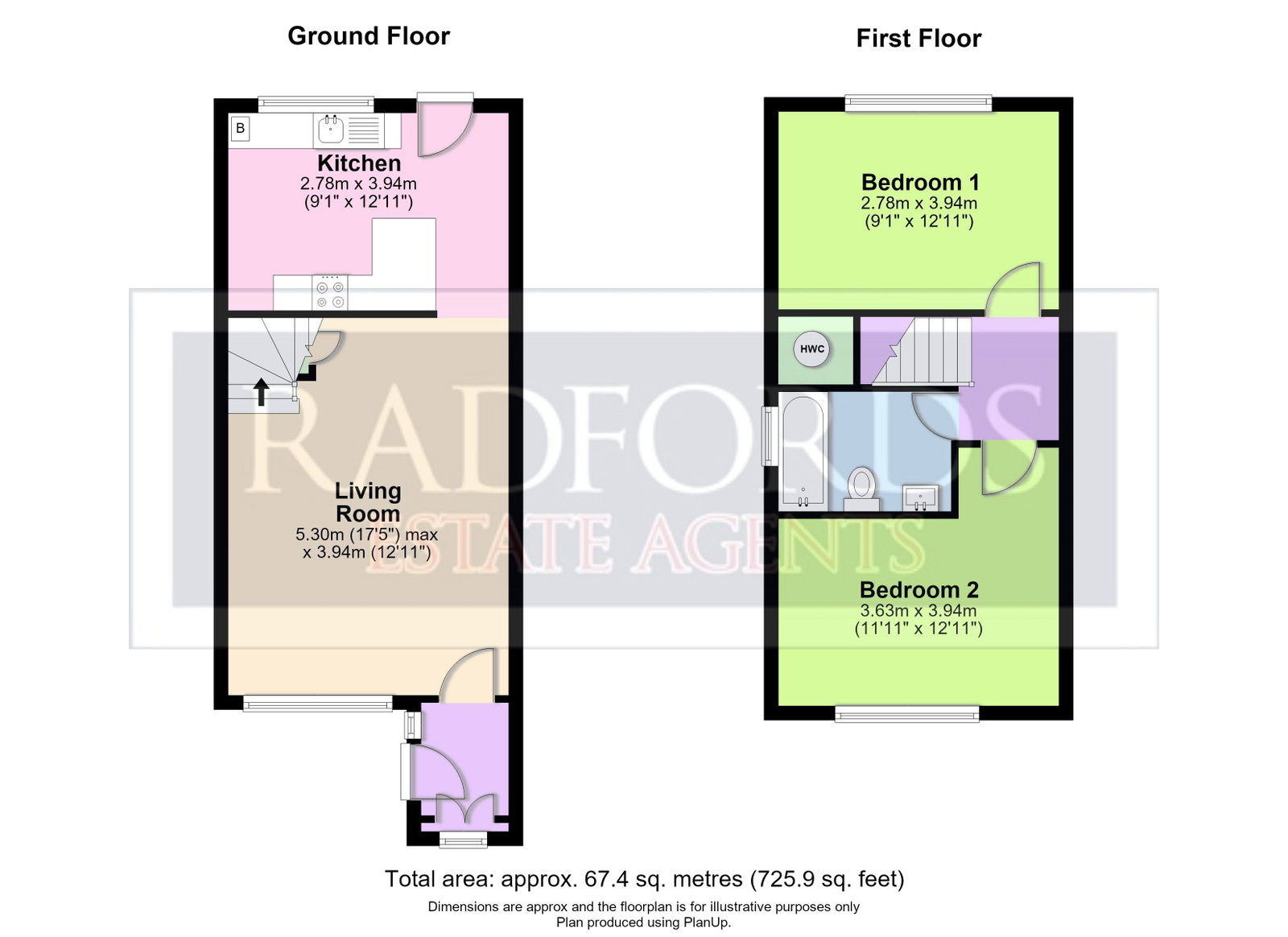 43, Stanley Close, Staplehurst floorplan