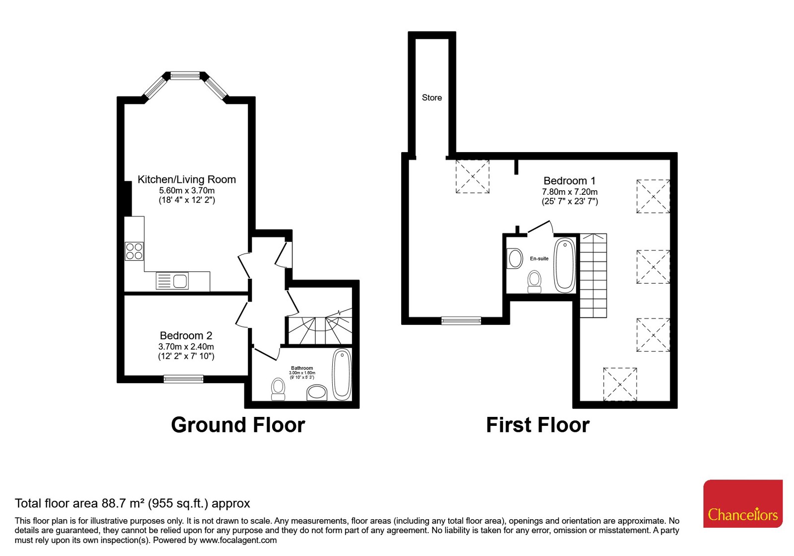 Summers Lane, London floorplan