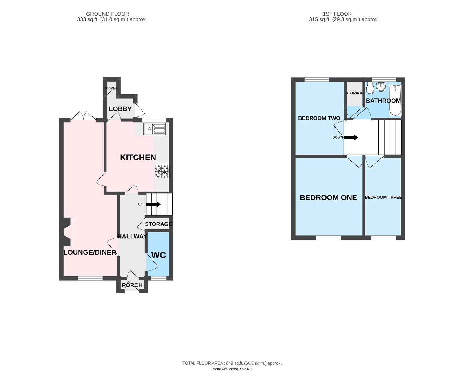 Sundridge Walk, Wolverhampton floorplan