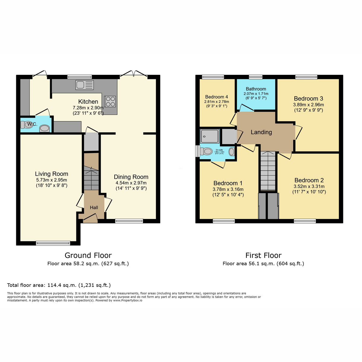 137, Heatherfields Crescent, Rossington floorplan