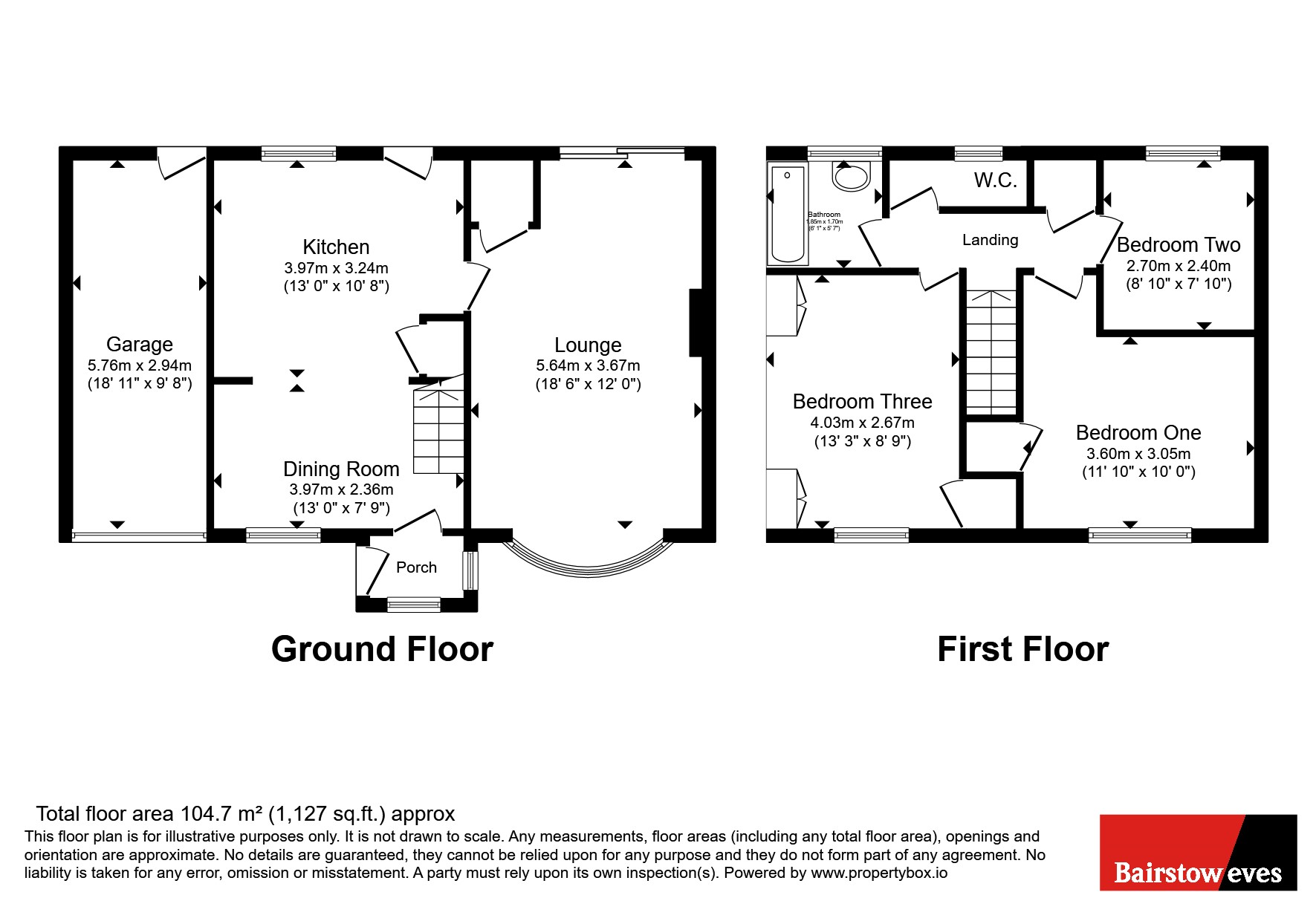 80, Delves Crescent, Warwickshire floorplan