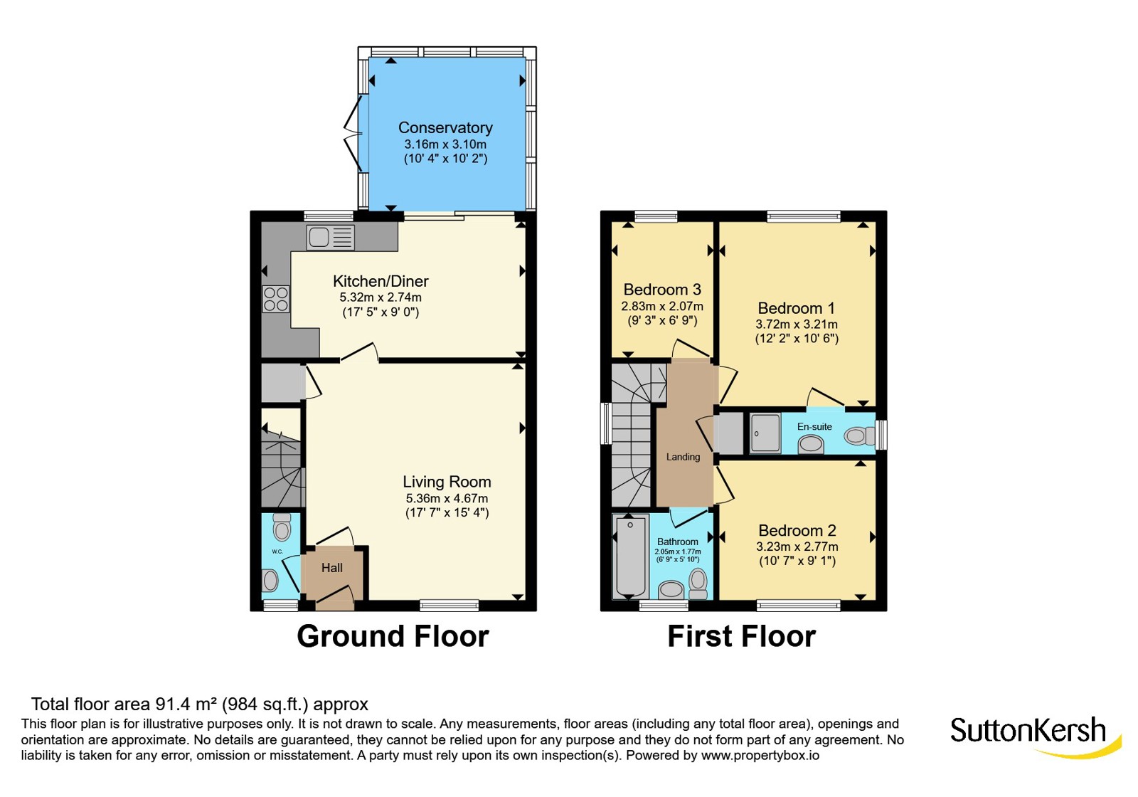 Cadbury Close, Merseyside floorplan