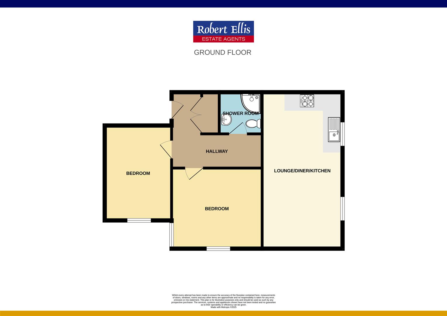 Flat 1, 15b, Upper Wellington Street, Nottingham floorplan