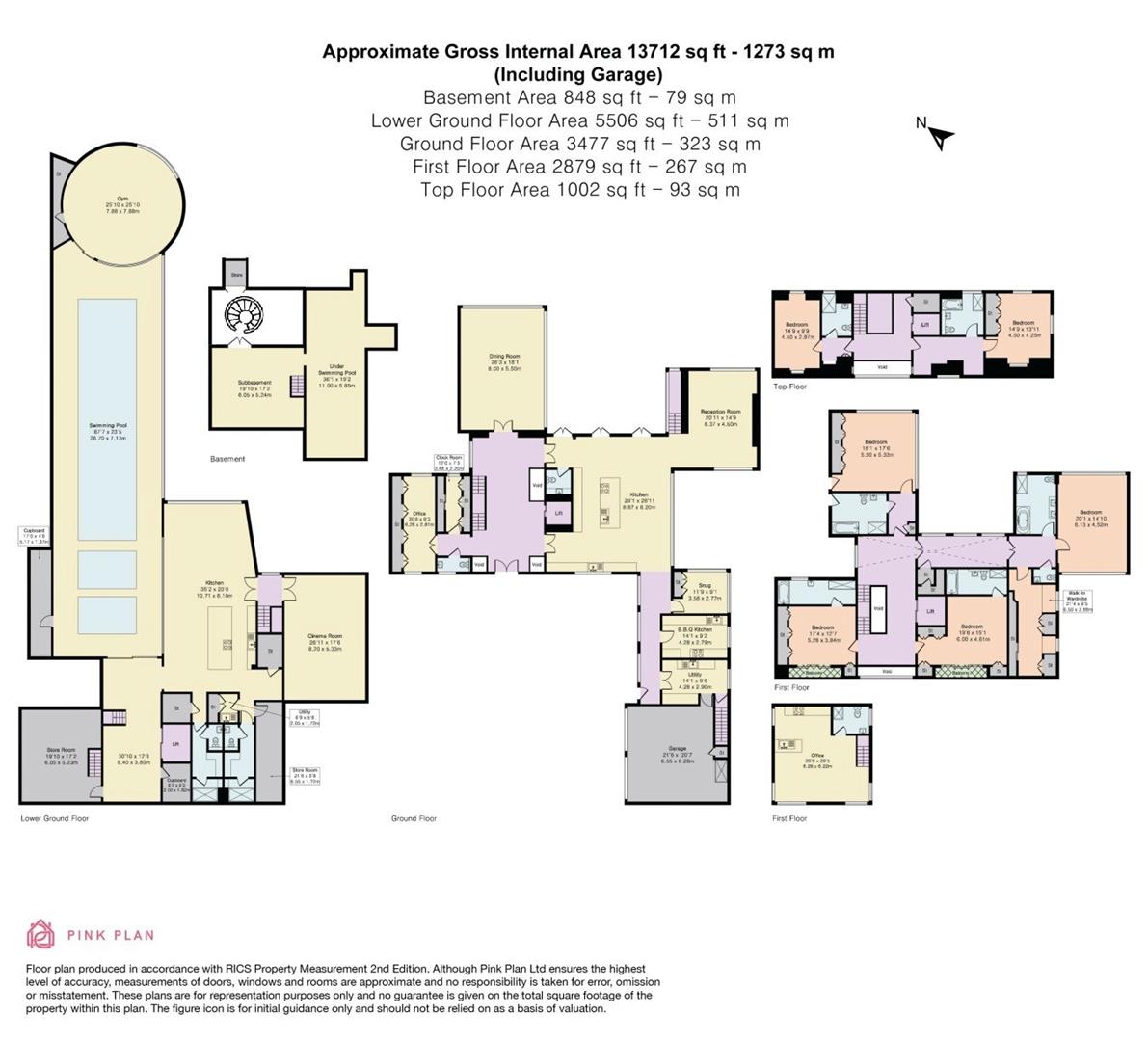 The Warren, Radlett floorplan