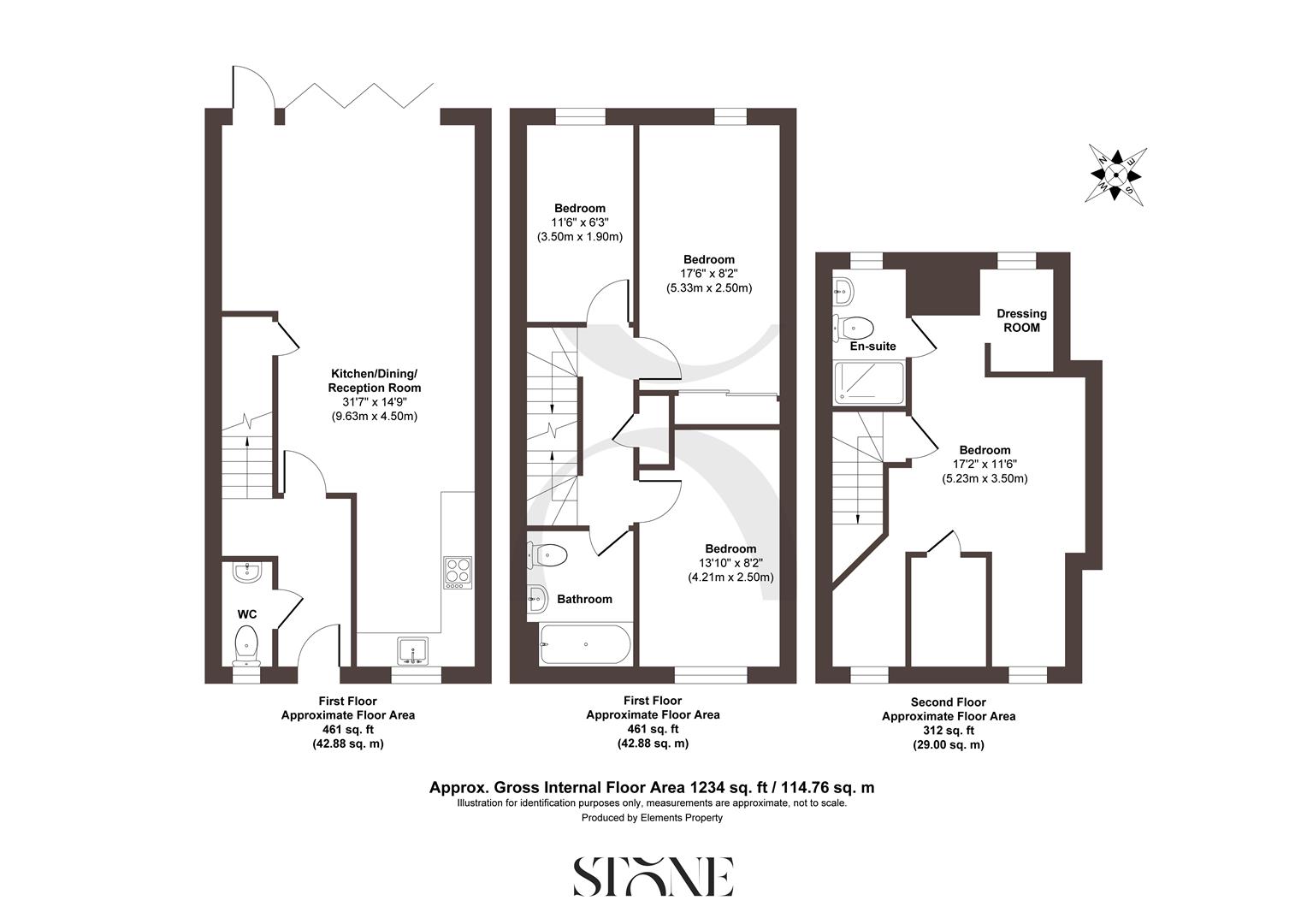 6, Chantry Mews, Albert Road North, Reigate floorplan
