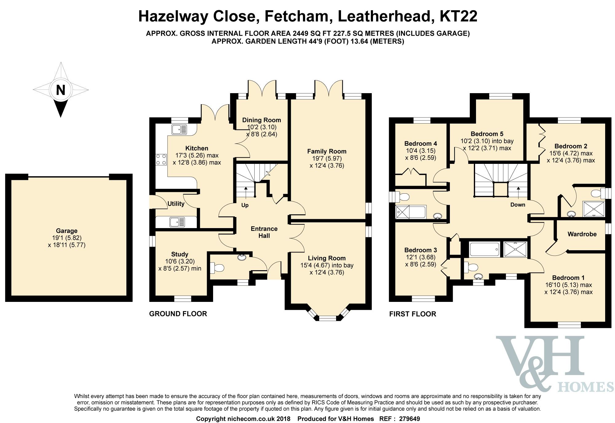 4 Hazelway Close, Leatherhead floorplan