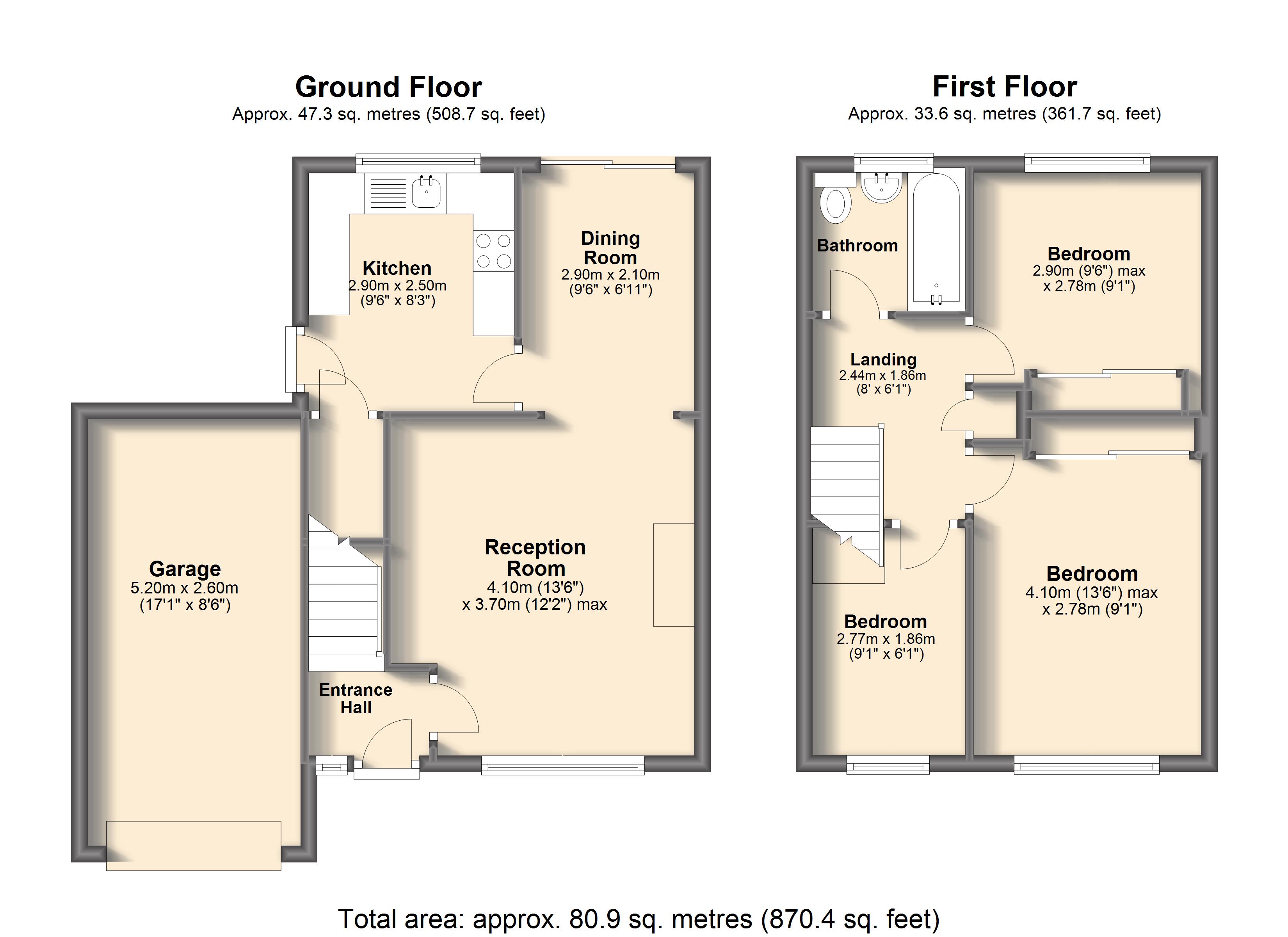 3 Bedrooms Detached house for sale in Cherry Tree Drive, Duckmanton, Chesterfield S44