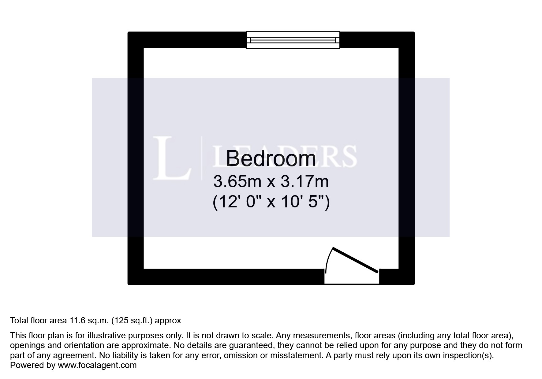 Room 5, 12, Gloucester Road, Bournemouth floorplan