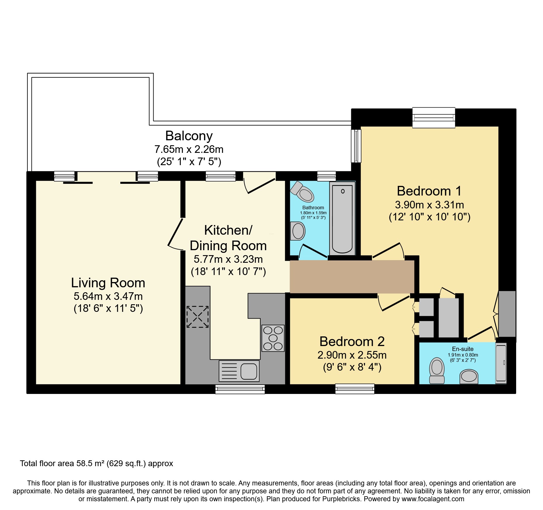 32 Knowle Sands Caravan Park, Knowle Sands, Bridgnorth floorplan