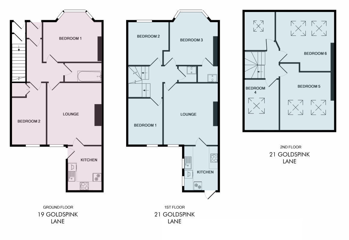 19, Goldspink Lane, Newcastle floorplan