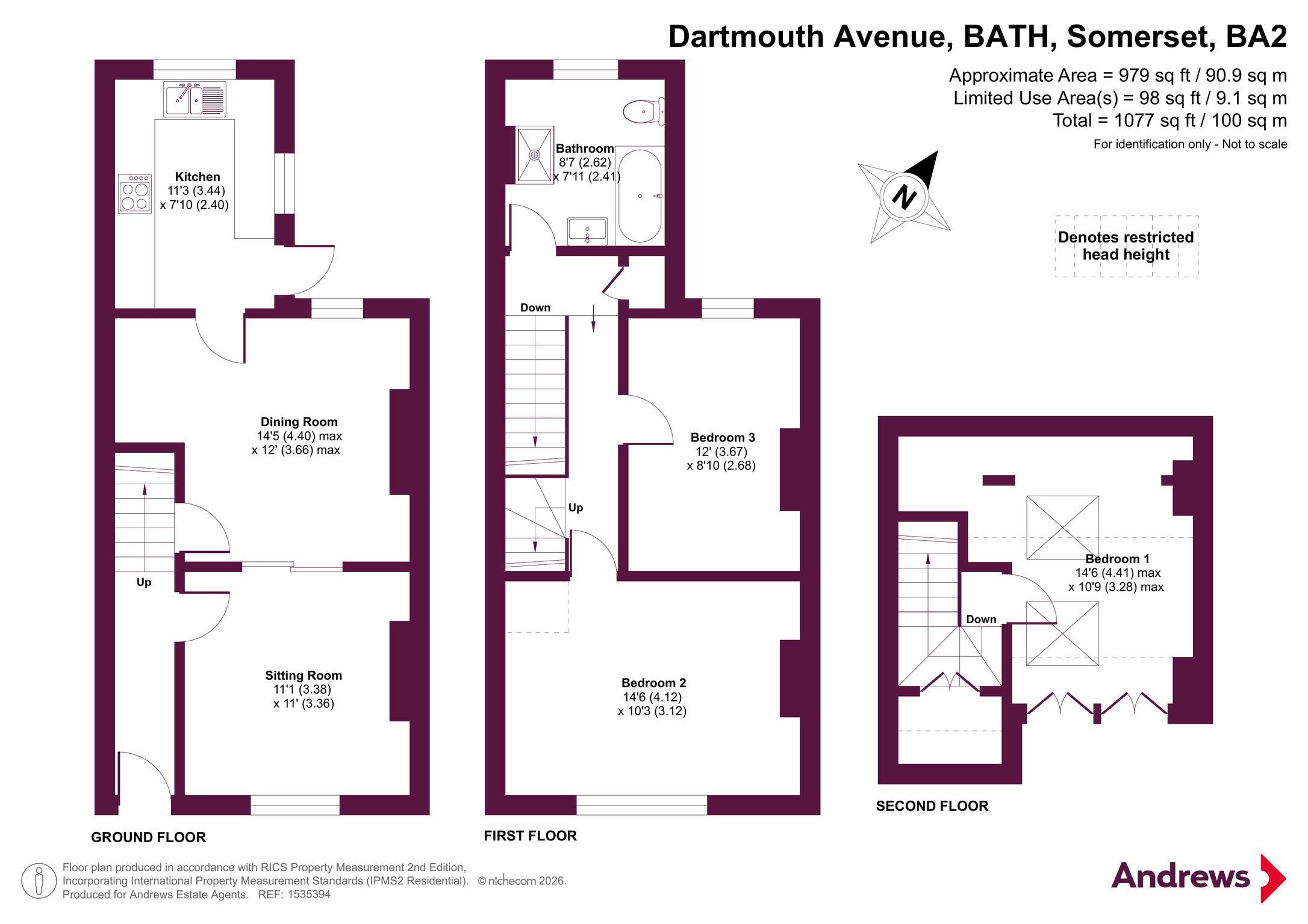 Dartmouth Avenue, Somerset floorplan