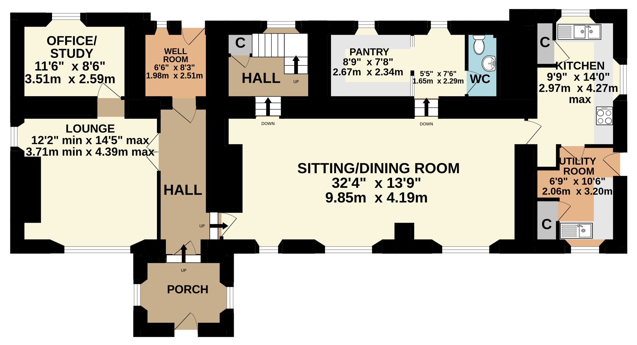 Semersdon Manor,, North Tamerton, Devon floorplan