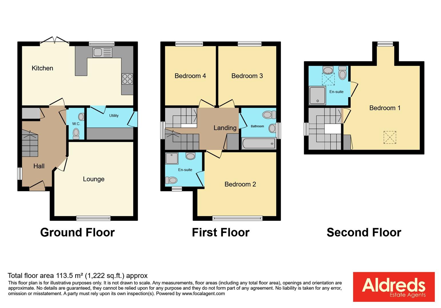 4, Kearney Drive, Lowestoft floorplan