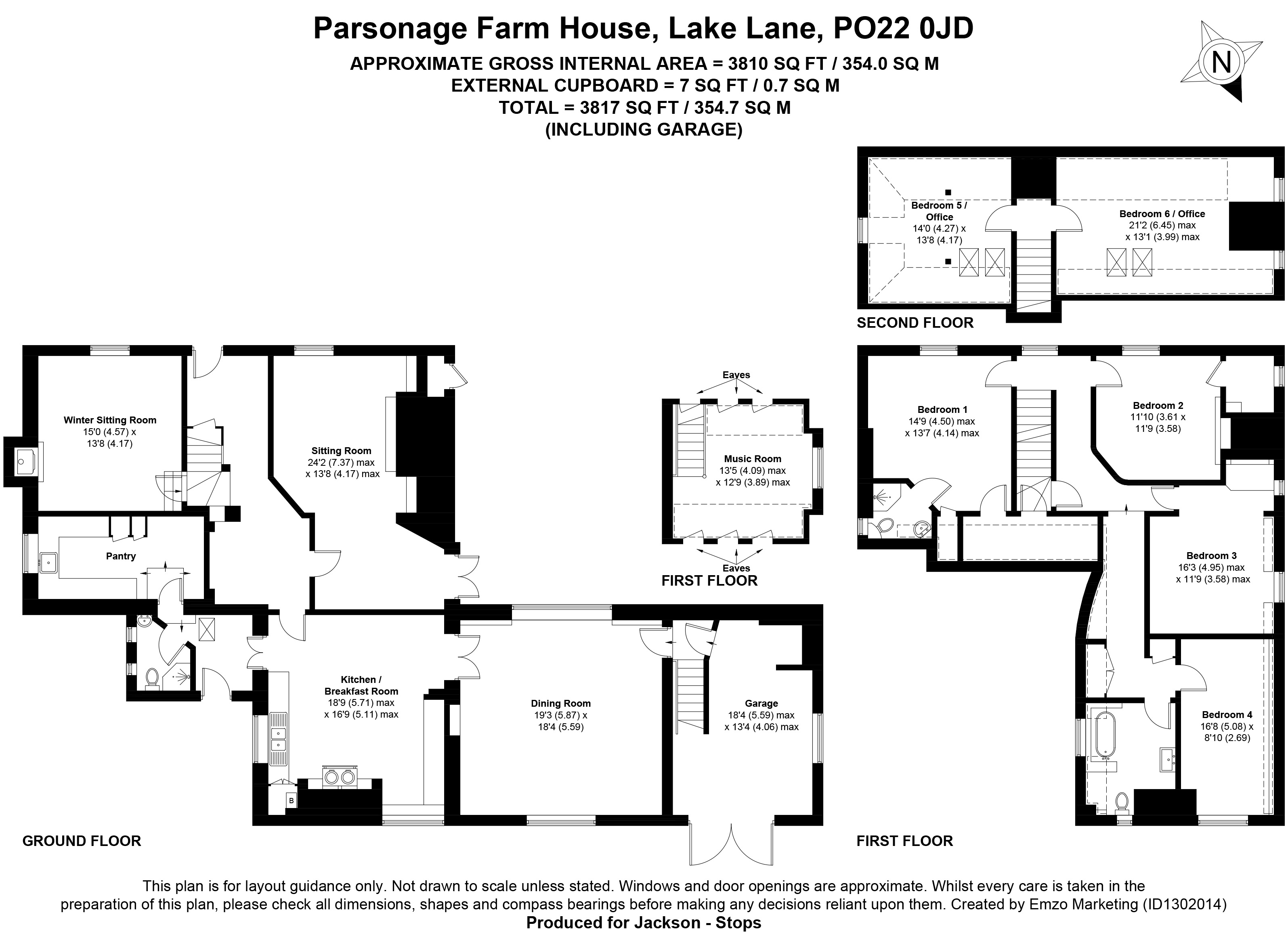 Parsonage Farm House,, Lake Lane, Bognor Regis floorplan