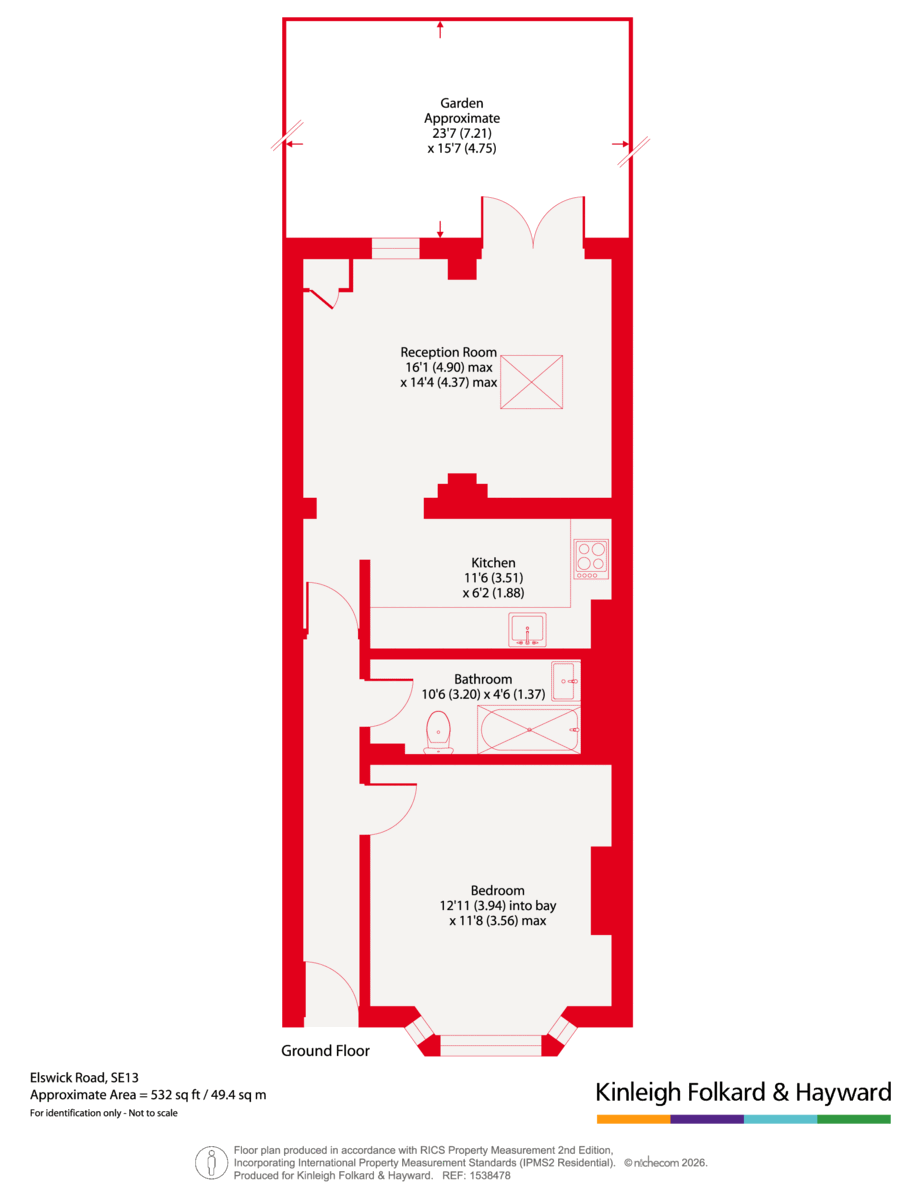 Elswick Road, London floorplan