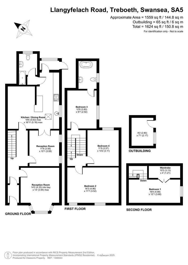 856, Llangyfelach Road, Swansea floorplan