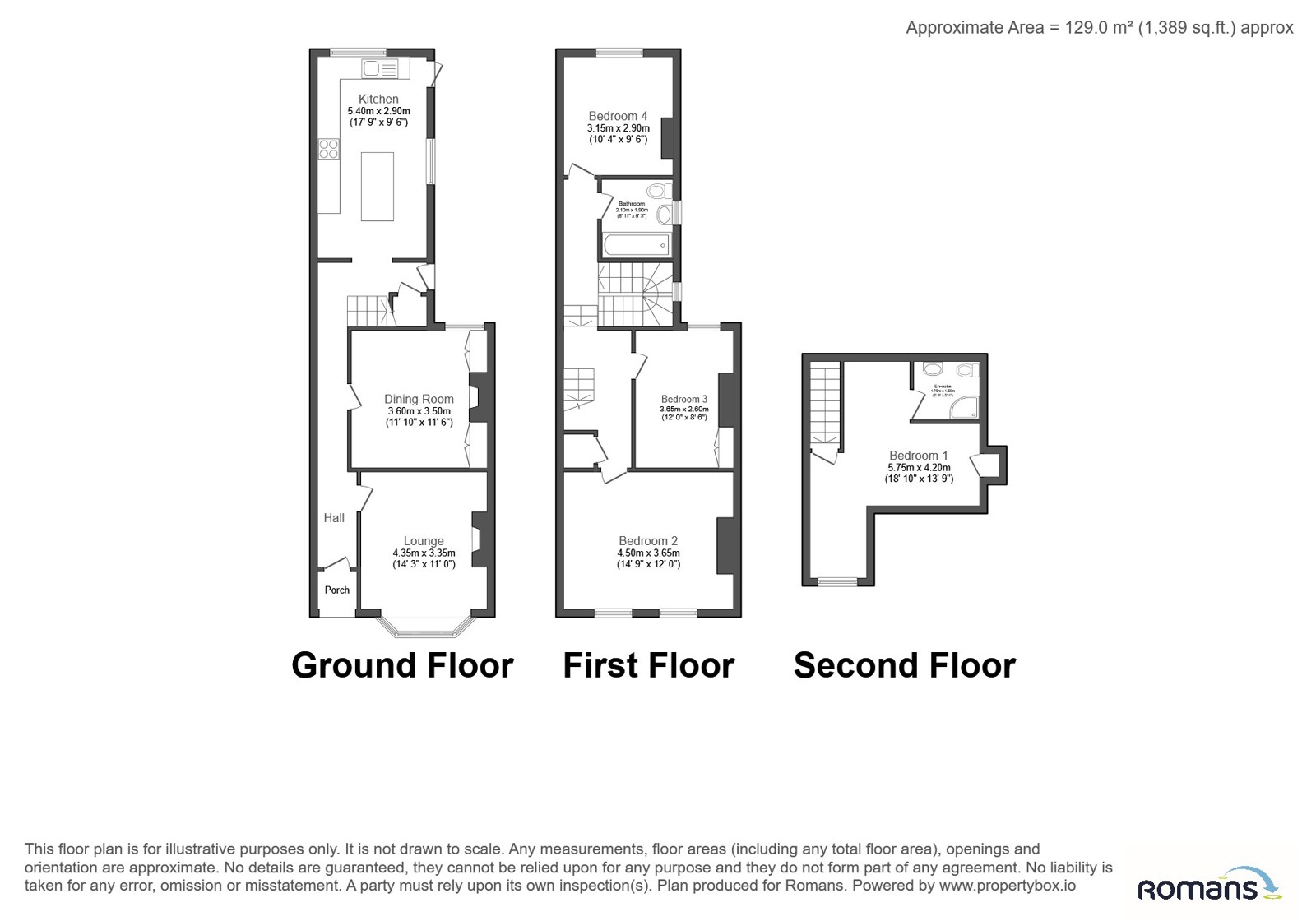 Caversham Road, Berkshire floorplan