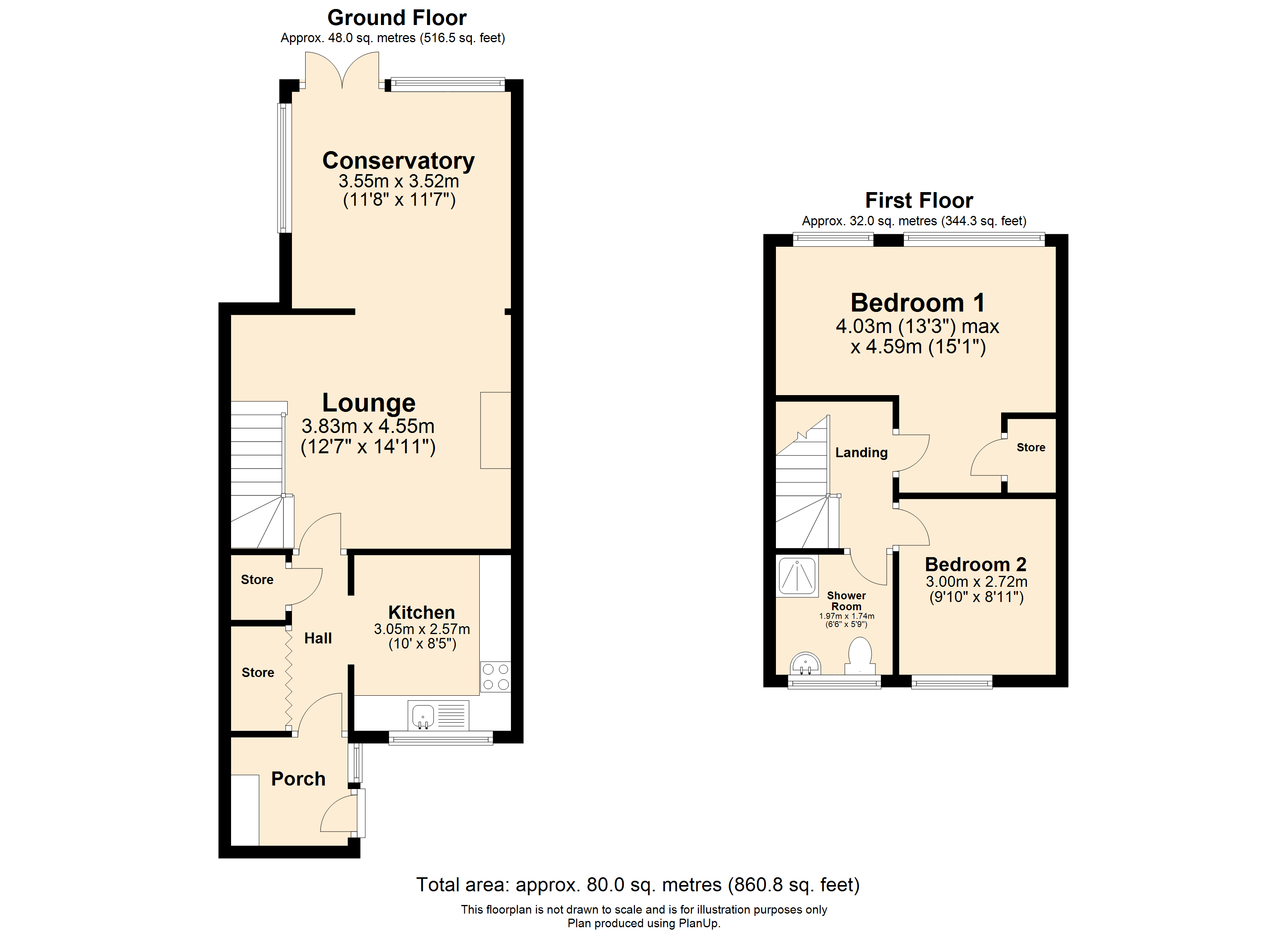 4, Well Lane, Walsall floorplan
