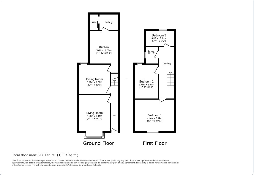 93, Humberstone Road, Grimsby floorplan