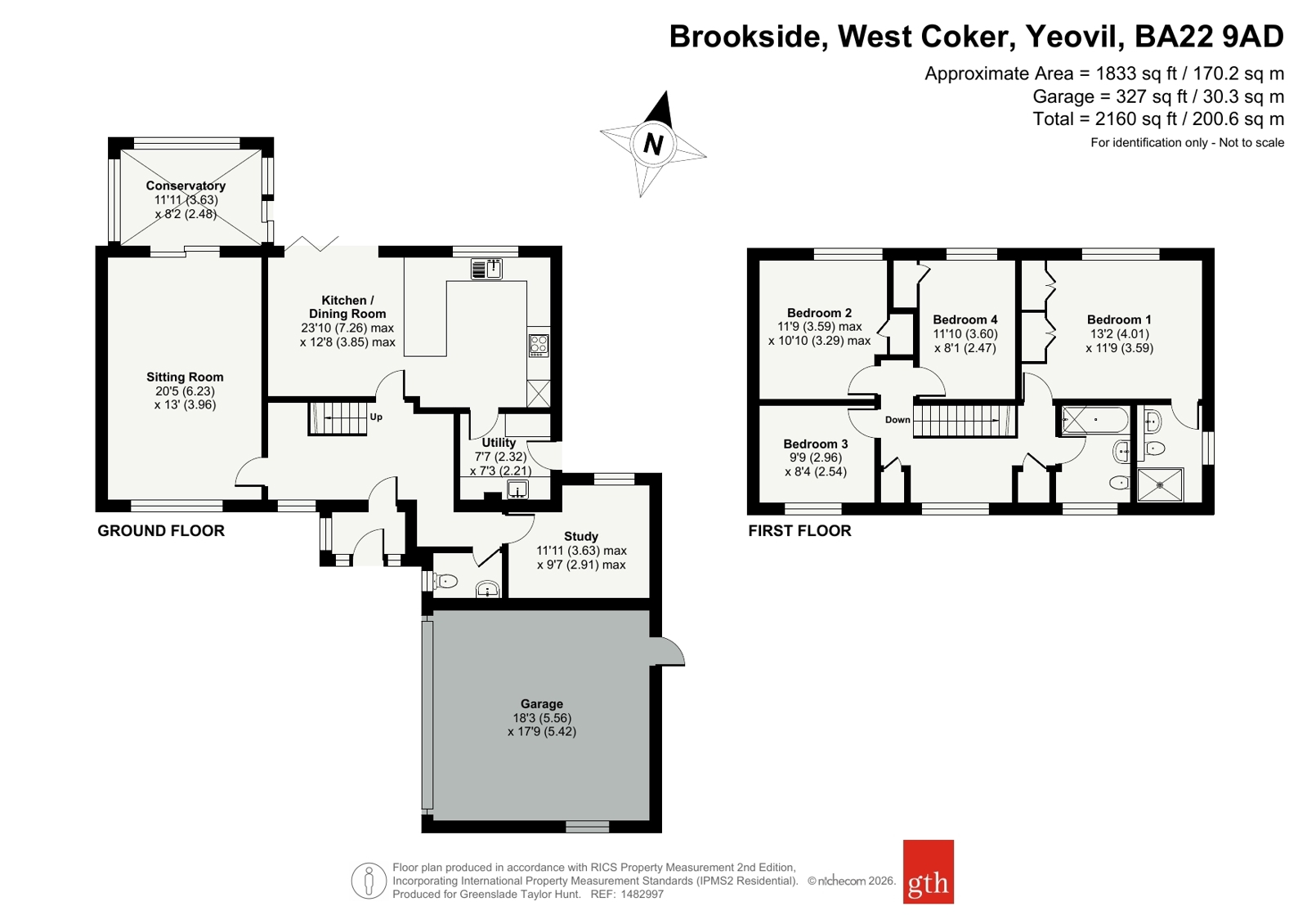 29, Brookside, Yeovil floorplan