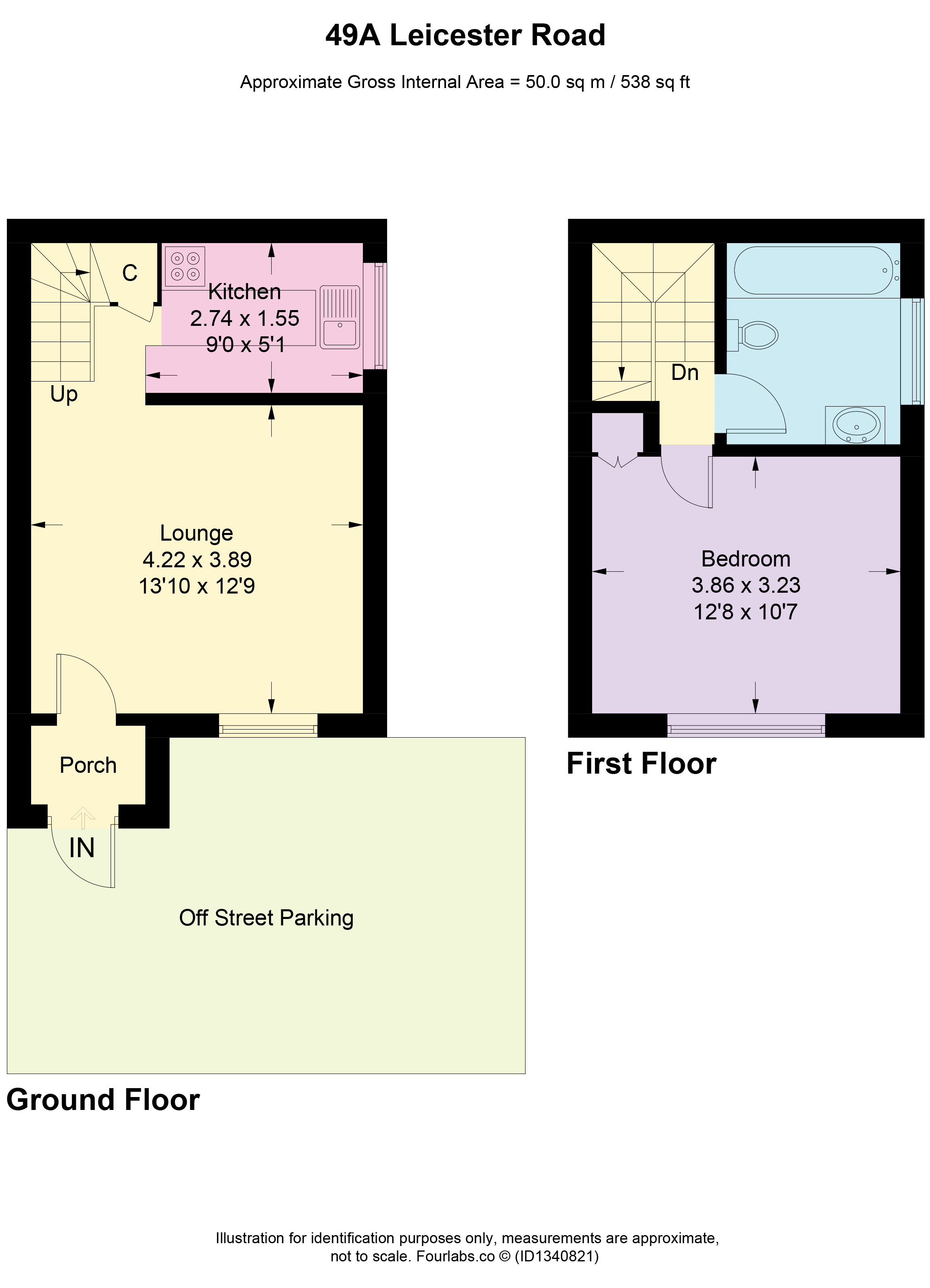 49A,, Leicester Road, Barnet floorplan
